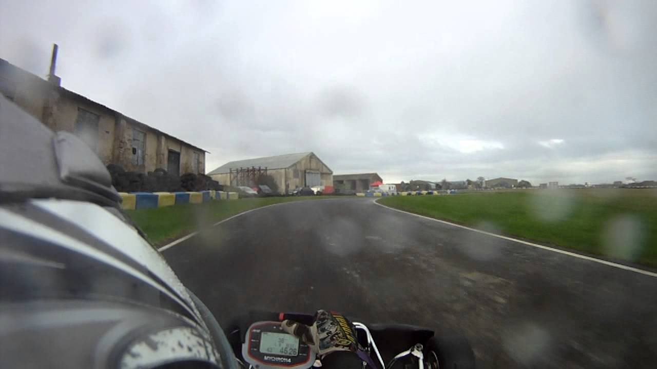 GOPRO 60FPS: 250 Superkart 'Grip-less' 1st Race  | WKC 'Strubby' (22-11-2015)