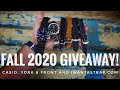 Fall Giveaway 2020! Casio, York & Front Straps and Iwantastrap.com