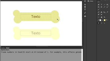Adobe Animate - Texto dinámico en Botones