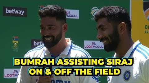 Mohammad Siraj on how Jasprit Bhumrah helps make bowling Easy For Him || IND Vs SA Test Match ||