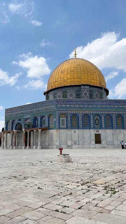 The Dome of the Rock in the Old City of Jerusalem,Israel 2024