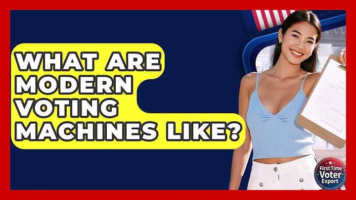 What Are Modern Voting Machines Like? - First Time Voter Expert