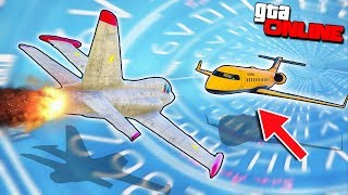 ПЕРВАЯ СТЕНКА НА СТЕНКУ НА САМОЛЕТАХ! САМАЯ БОЛЬШАЯ ВОЗДУШНАЯ АВАРИЯ В GTA 5 ONLINE