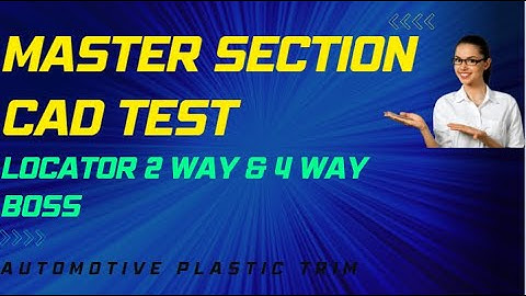 Master section CAD TEST   Locator 2 way 4 way , Boss