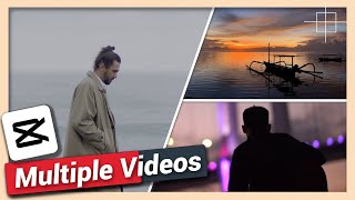 Add Multiple Videos on Single Screen | CapCut Android & iPhone Tutorial