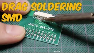 Drag Soldering a 0.5 mm Pitch SMD Connector