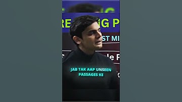 how to solve unseen passage🤔📝 #unseenpassage ft. Prashant Kirad #prashantkirad #exphub #motivation