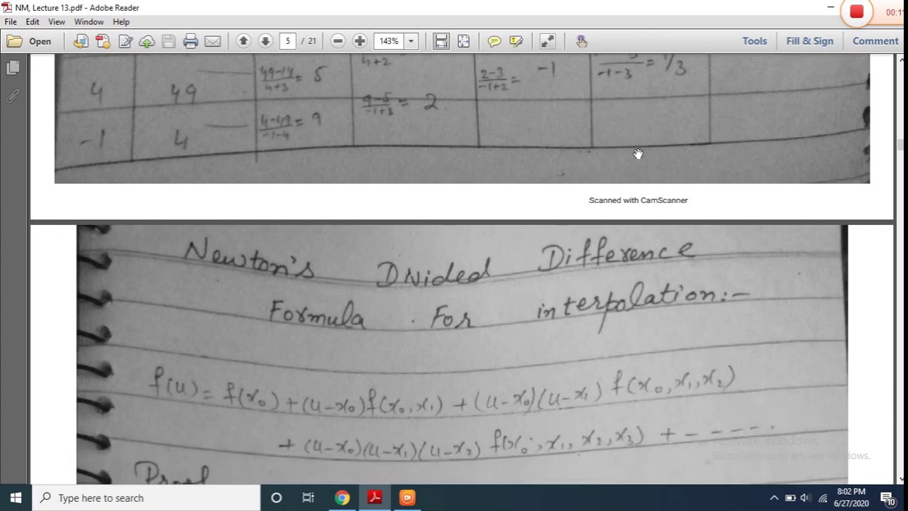 Divided difference formula operator theory youtube