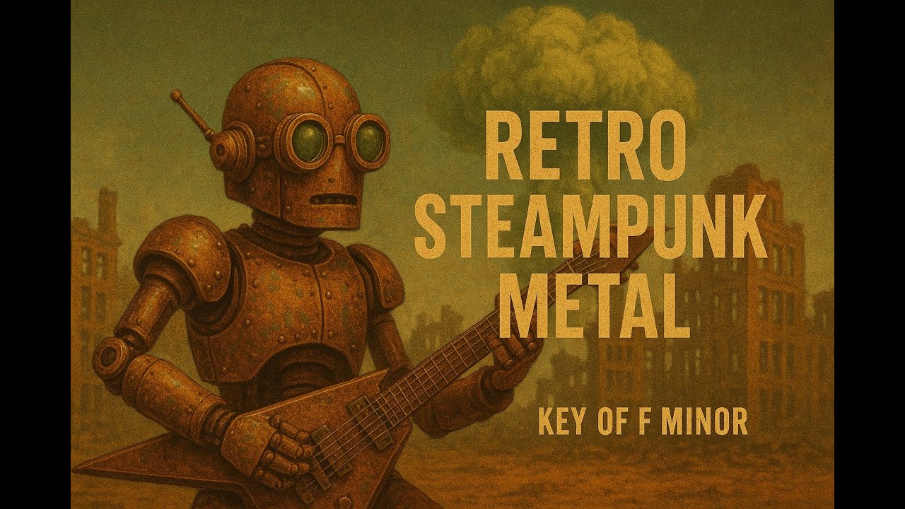 Fallout Retro Metal Backing Track in F Minor | 80s-Style Power Jam