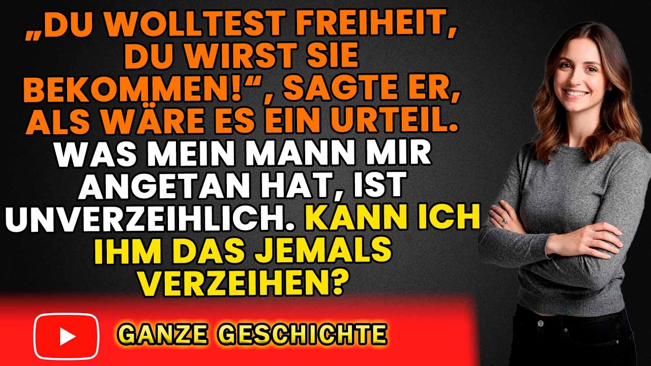 Mein Mann hat auf meine Bitte um Freiheit entschlossen reagiert. Habe ich ihn wirklich verloren?