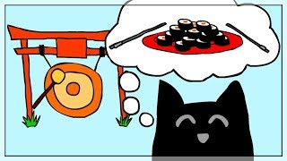 Gdzie Jest Najlepsze Sushi? Oczywiście w Japonii! Darmowe Gry Online: Cat in Japan