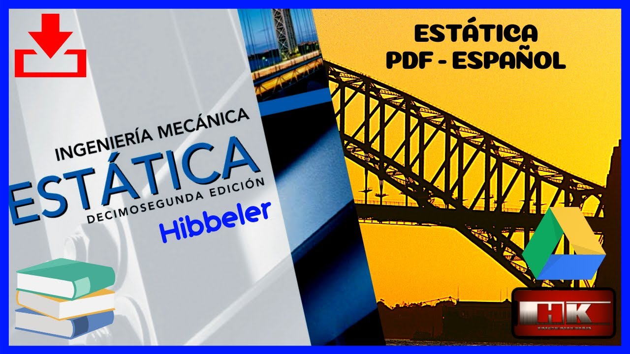 Descargar Libro INGENIERIA MECANICA. ESTATICA Hibbeler 12va Edición. 👨