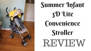 UNBOXING & REVIEW: Summer Infant 3D Lite Convenience Stroller for Toddler