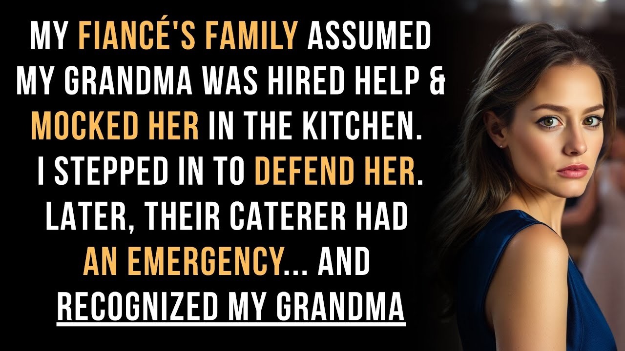 I Defended My  Poor  Grandma From My Fiancé's Snobby Family  Then Her Real Job Was Revealed