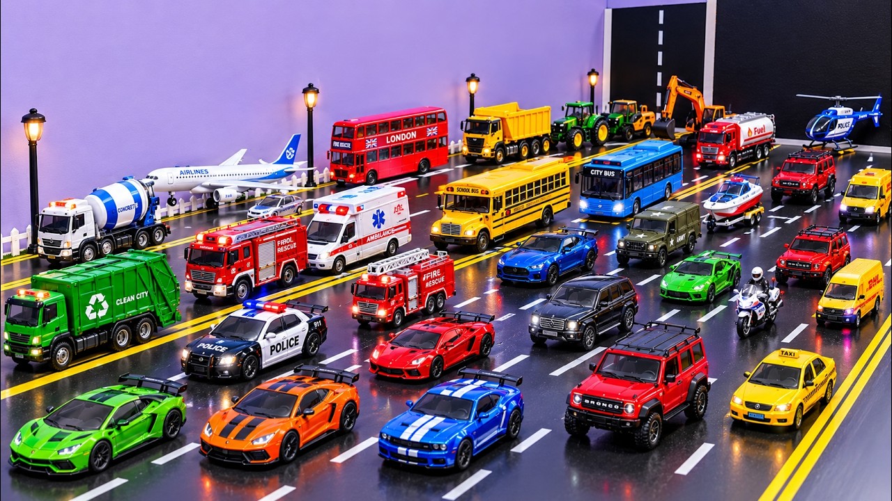 Toy Car Collection for Kids 🚘 | RC Cars, Diecast Cars & More!