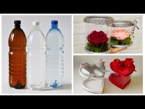 Как сделать поделки из пластиковых бутылок своими руками видео