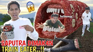 SAPUTRA DALAM BAH4YA😱DIA DIMAKAN  MONSTER TRAIN EATER DIDUNIA NYATA? ?| Mikael TubeHD