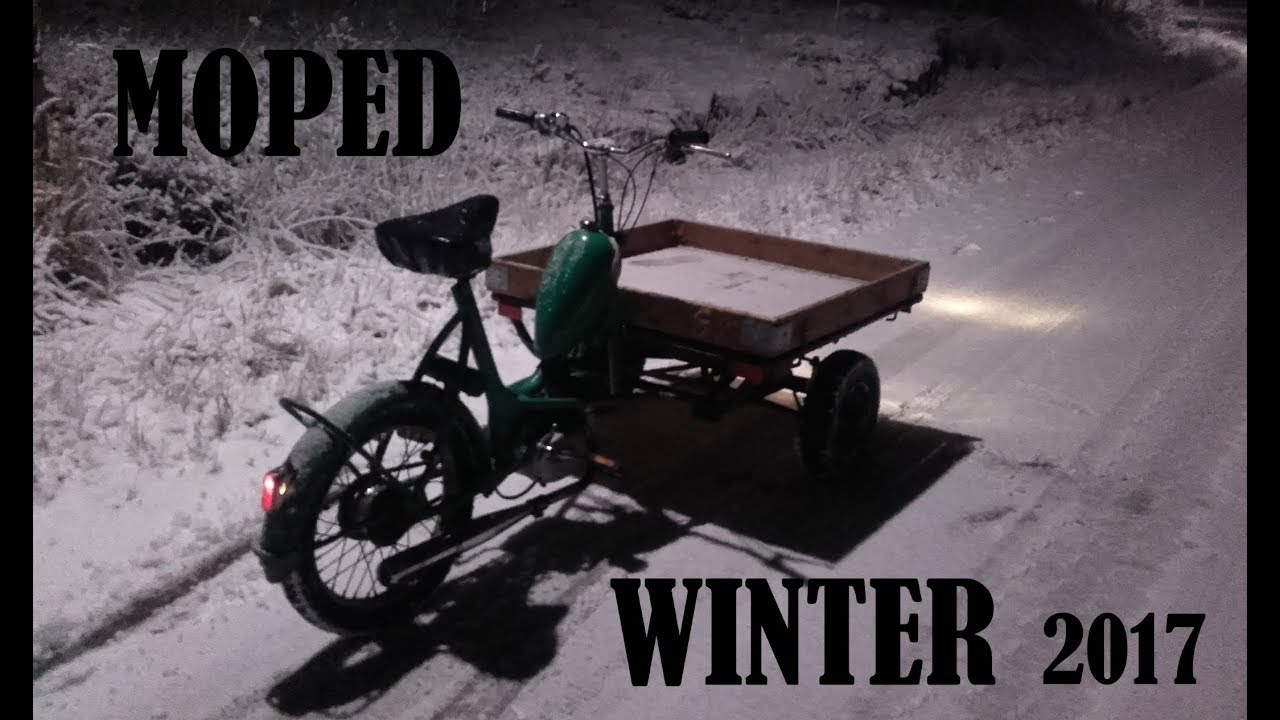 Moped winter / Crescent flakmoped