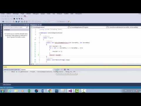 Vidéo: Comment Démarrer Une Application Console