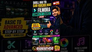 Filmora Editing Course 2026 🎬 | Reels, Effects &amp; Color Grading @earnersskill