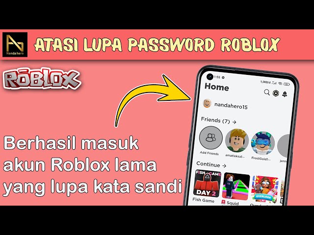 CARA LOGIN ROBLOX LUPA PASSWORD TERBARU 2024 class=