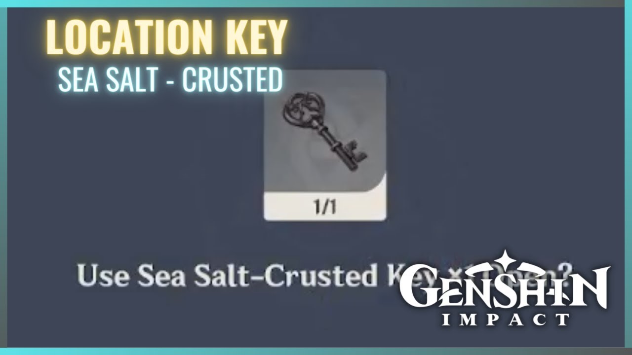 Sea SaltCrusted Location Key Golden Apple Archipelago Genshin Impact YouTube