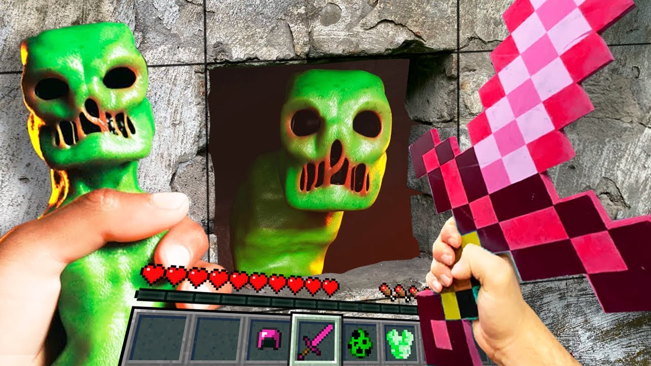 Minecraft en la vida real: Creeper 3D por Poliko