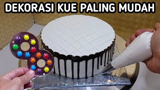 DEKORASI 2 CAKE ULANG TAHUN SIMPEL DAN SEDERHANA | MUDAH UNTUK DI BUAT