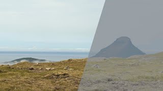 The different stages of Color Grading (location: Faroe Islands)