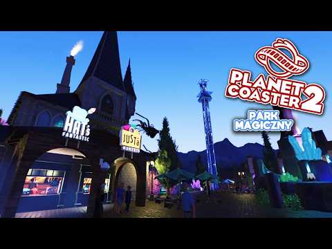Restauracja nad wodnym zjazdem! Planet Coaster 2 - Park Magiczny