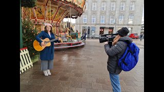 Behind scenes Part 1 of Kinga Angelys  Music video 'Can't do Christmas without you