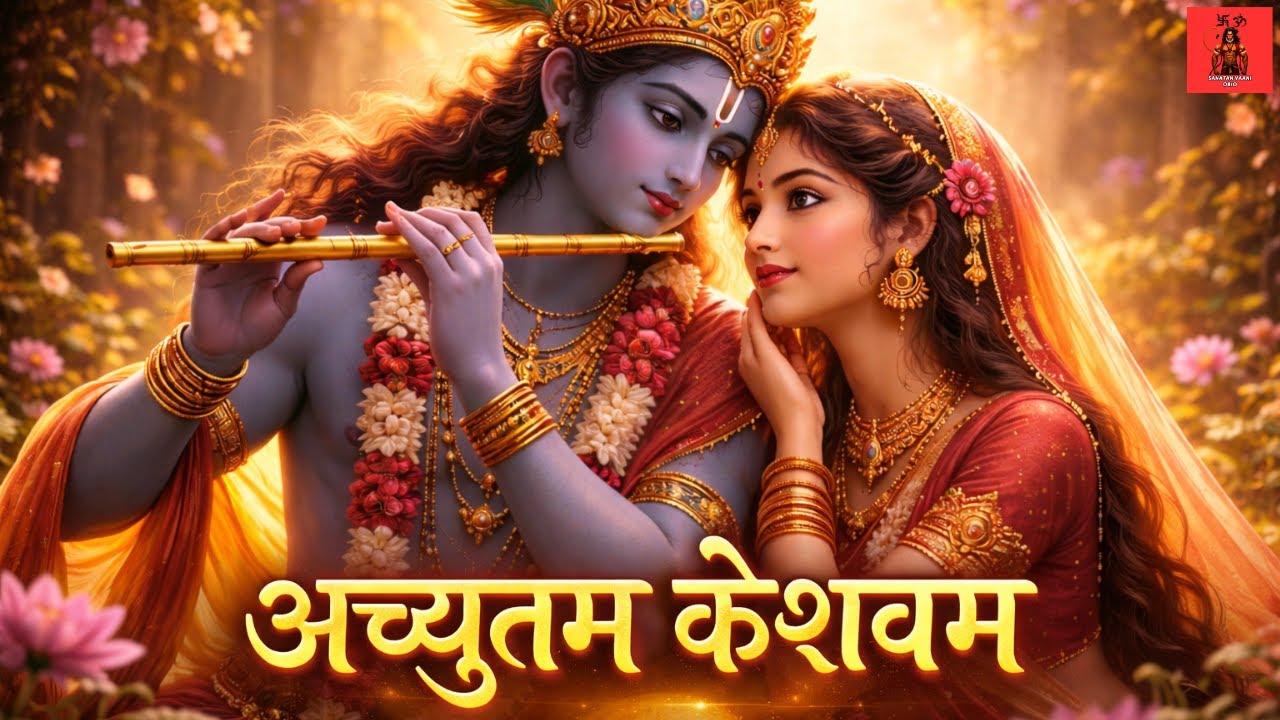 ACHYUTAM KESHAVAM KRISHNA DAMODARAM | VERY BEAUTIFUL SONG - POPULAR KRISHNA BHAJAN ( FULL SONG )