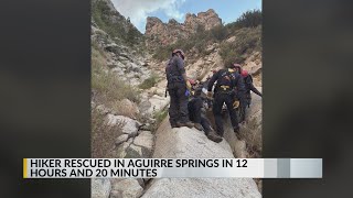 Hiker rescued in Aguirre Springs near Las Cruces