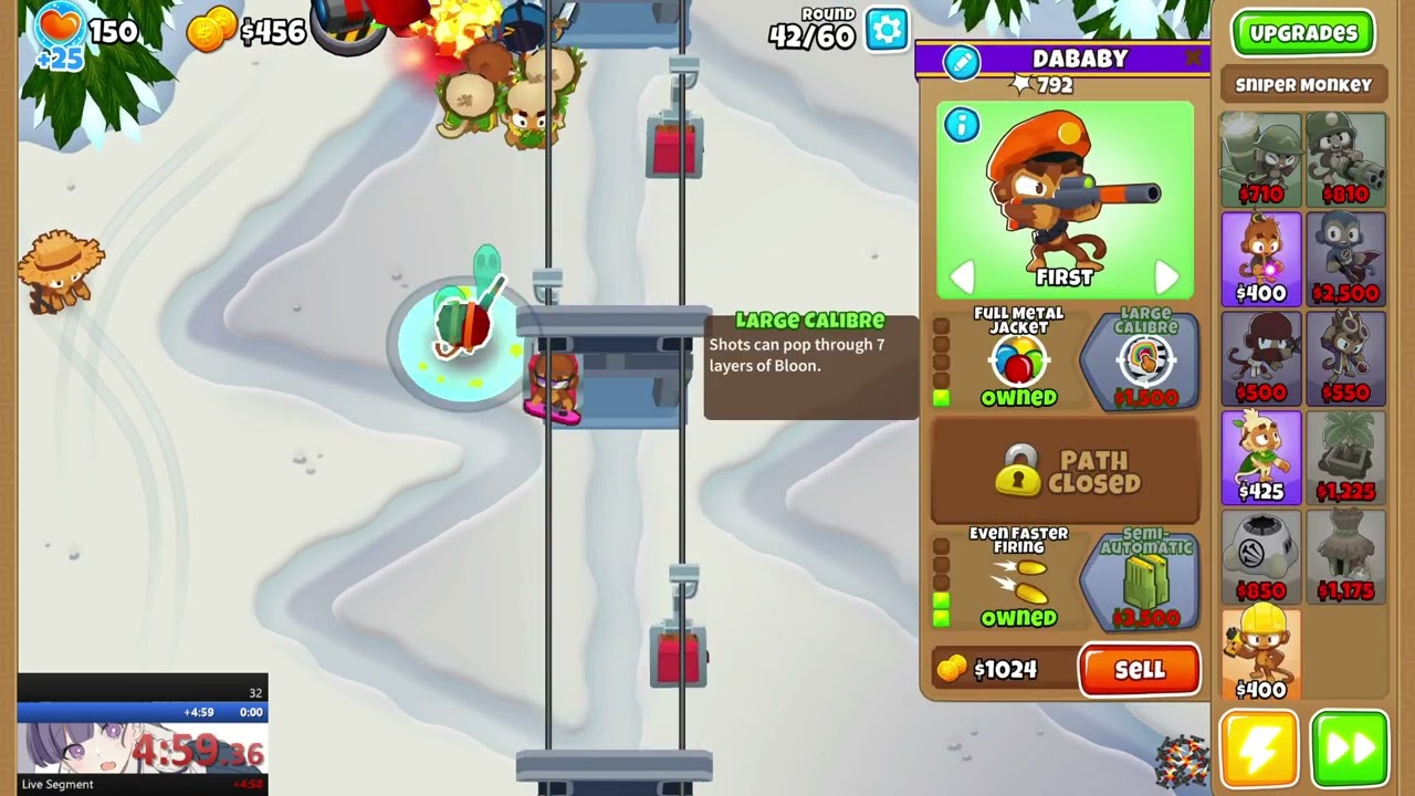 BTD 6 Alpine Run Solo - Medium (