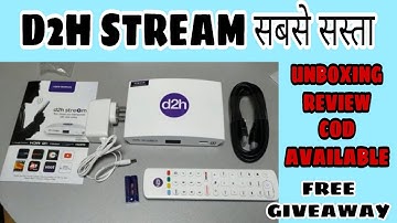 D2H STREAM ANDROID BOX UNBOXING AND LATEST OFFER WITH COD | 2023 | RWR