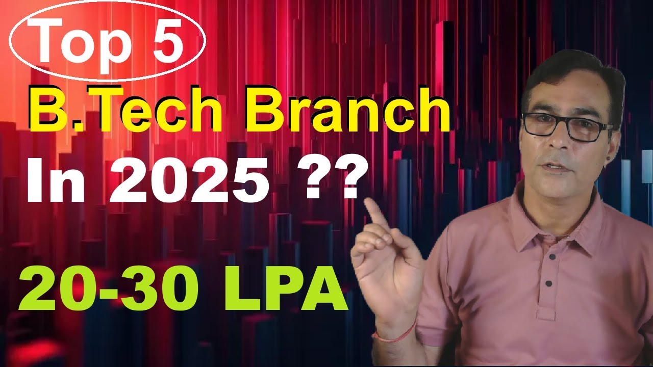 Top 5 B.Tech Branches in 2025, Best Engineering Branch for High Salary ...