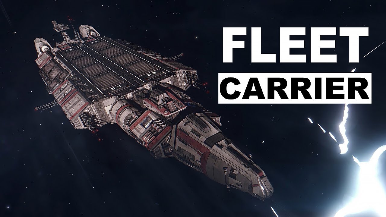 Ship Introducing: Fleet Carrier - Elite: Dangerous Short cinematic video