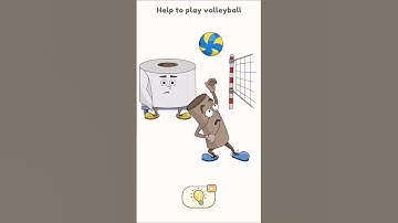 Dop2 delete one part level 446 Help to play vollyball⚽🤔