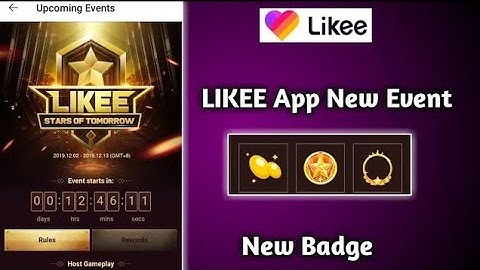 Likee App New Event Beans & diamond Free| Likee App New badge kaise milta hai | likee hall of fame
