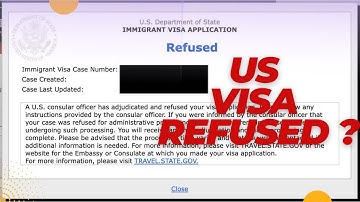 Visa Status shows as REFUSED? It doesn