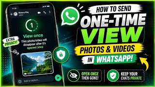How To Send One-Time View Photos & Videos on WhatsApp (2026) | View Once Feature screenshot 5