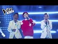 Chevy, Carlos Mario y Santiago cantan Desesperado | La Voz Kids Colombia 2018