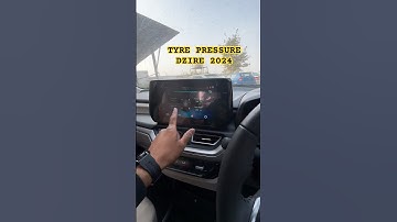 Tyre pressure monitoring system TPMS in New Dzire 2024 top model me #dzire #dzire2024 #tyre