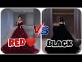 Red 🍒 VS Black 🖤 | Fashion Showdown! 🔥#ytvideo #fashion