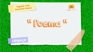 6º BÁSICA/LENGUAJE - Poema