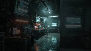 Hacker’s Bunker in the Cyberpunk Future