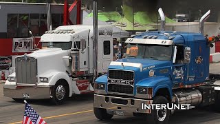 Kenworth vs Mack - SEMI&#39;s Drag Race