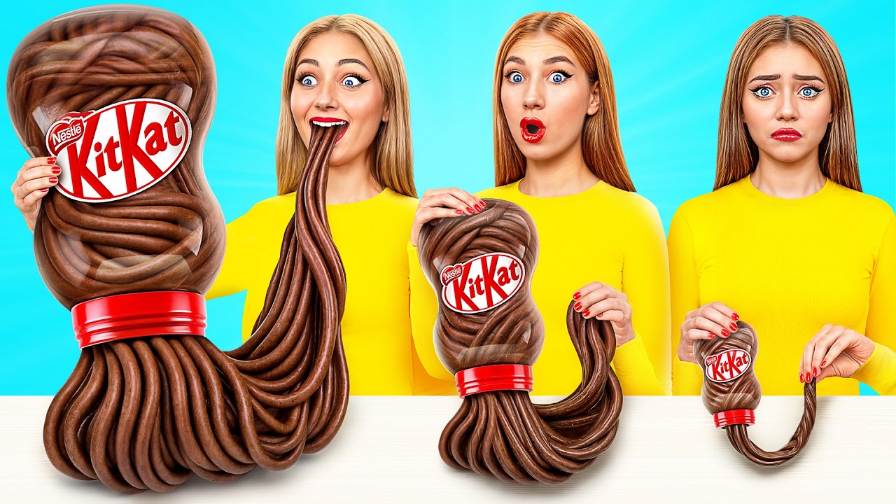 Big, Medium and Small Plate Challenge | Smart Gadgets vs Hacks by Multi ...