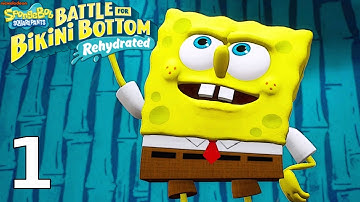SpongeBob Battle for Bikini Bottom Rehydrated - Part 1 Walkthrough (Gameplay)