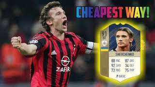 ANDRIY SHEVCHENKO PRIME ICON SBC COMPLETE CHEAPEST WAY! SHEVCHENKO ICON SBC!